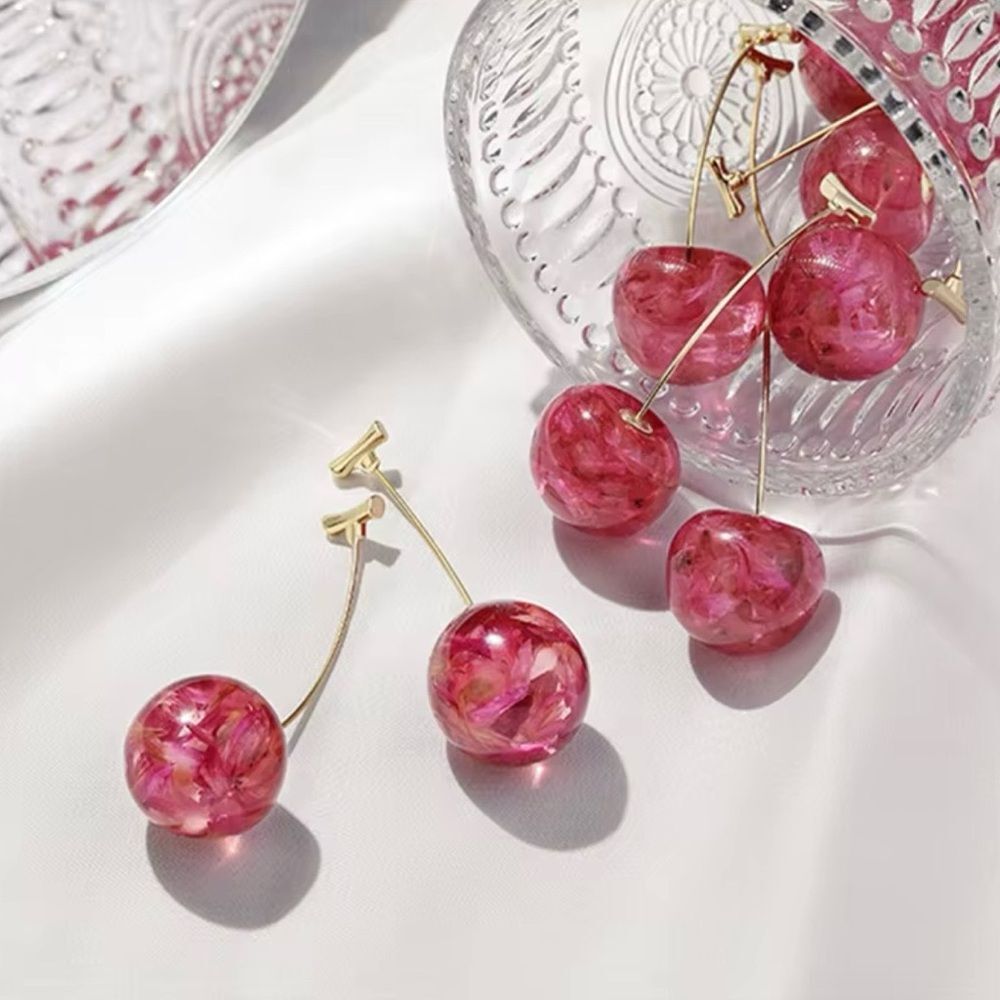 Sweet Cherry Dangle Earrings